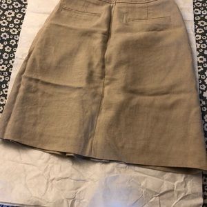 Linen pencil skirt.